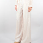 Pantalone Burro in satin con doppia pences PA10301TRAS0040 V0359 SIMONA CORSELLINI 