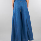 Jeans in Denim wide leg PAT0101C0400007 V0765 SIMONA CORSELLINI 