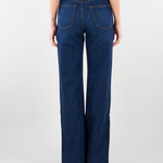Jeans Denim flare con bottoni gioiello TP2702 12230 TWIN SET 
