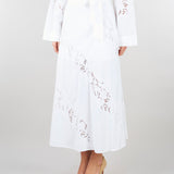 Gonna lunga Bianco in popeline e sangallo TT2030 1 TWIN SET 