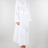 Camicia Bianco in popeline e sangallo TT2031 1 TWIN SET 