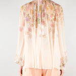 Blusa Rosa in creponne a fiori TT2562 13588 TWIN SET 