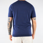 Maglia Blu in misto cotone e seta U0288M5208 54 UNGARO 