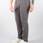 Pantalone Grigio con elastico in vita U7000G5417 73 UNGARO 