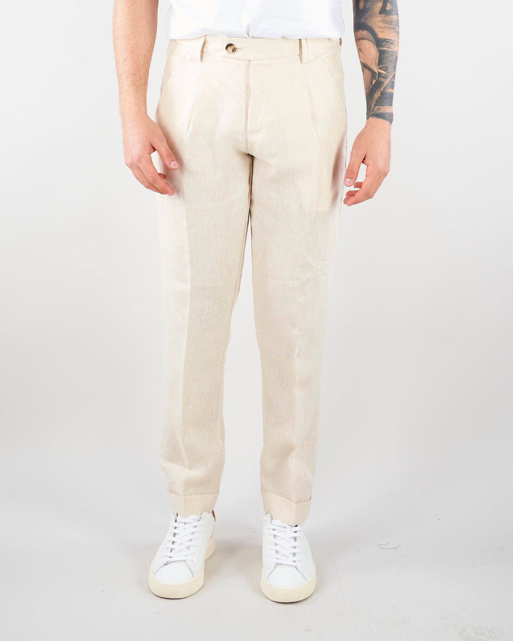 Pantalone Sabbia in lino U7089G5543 15 UNGARO 