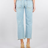 Jeans cropped con fondo a taglio vivo DAB5121 47 VICOLO 