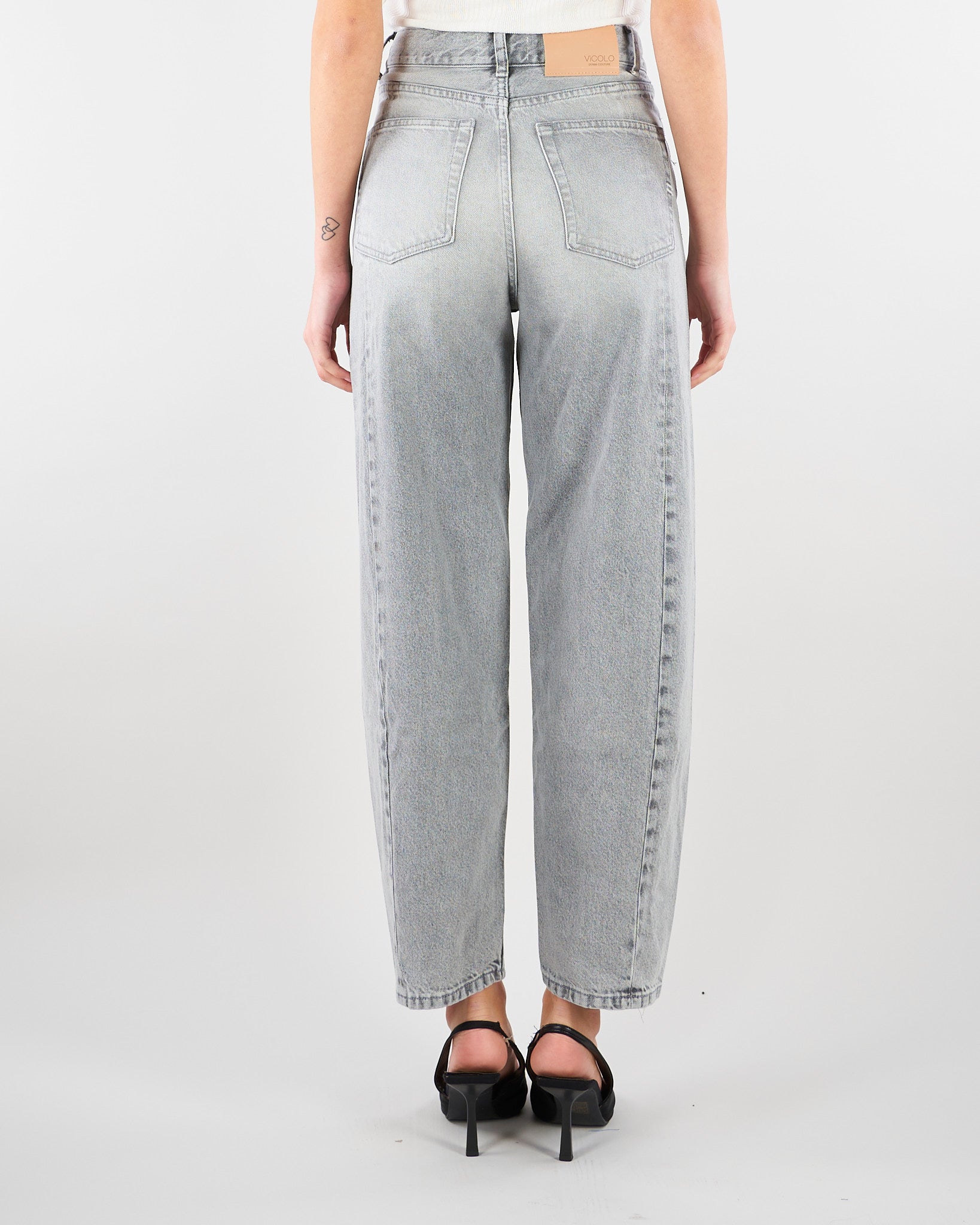 Jeans Balloon Grigio DAB5156 98 VICOLO 