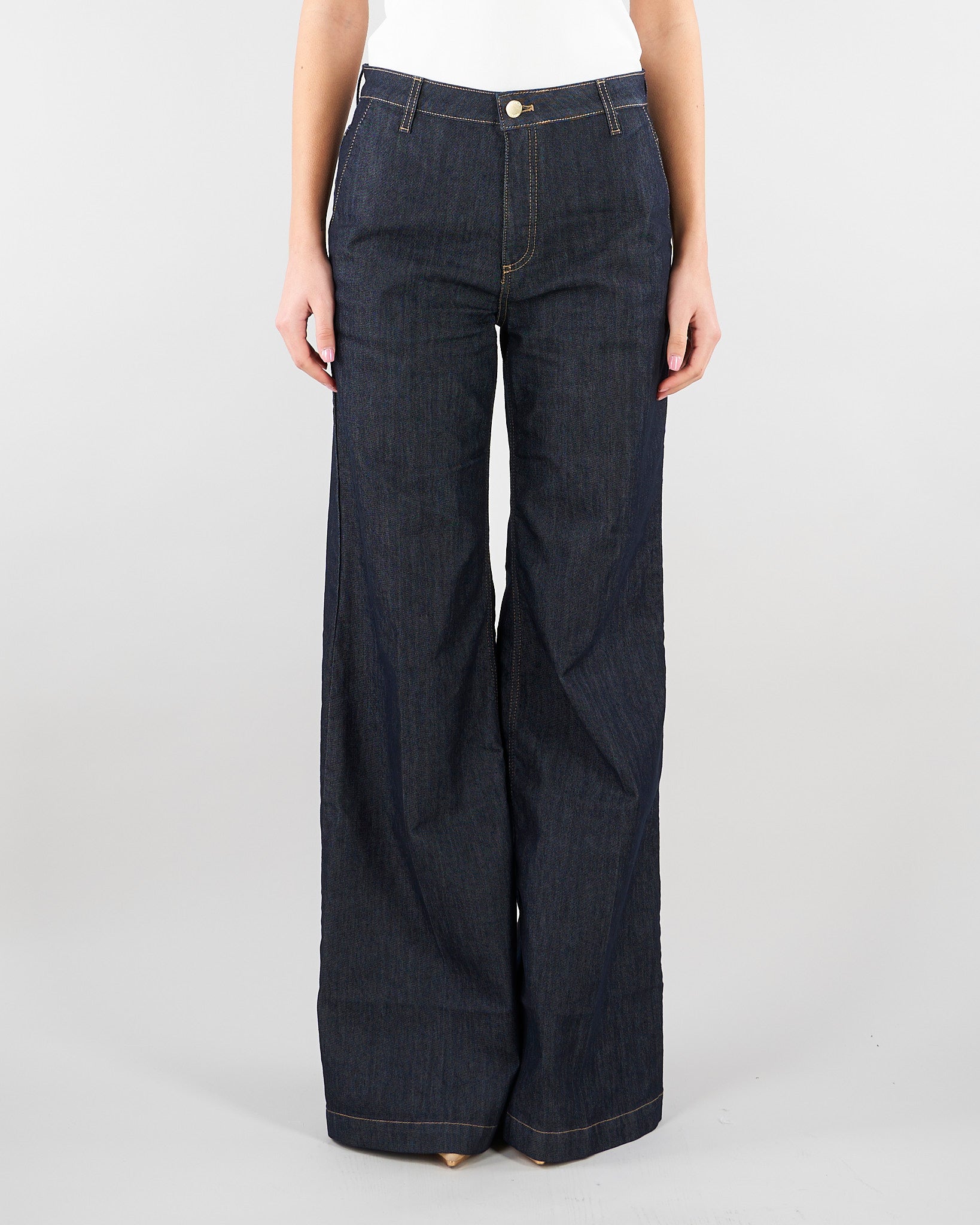 Jeans Elena Wide Leg Rinse DAB5162 47 VICOLO 