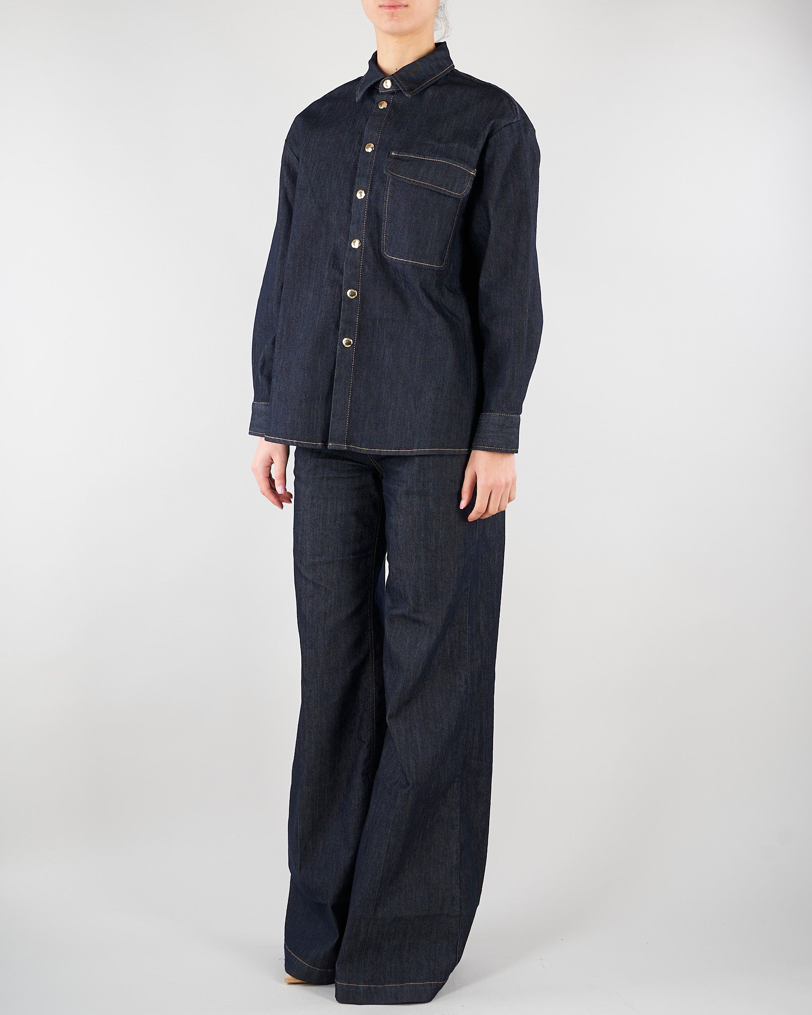 Camicia in Denim Oversize DAB5165 47 VICOLO 