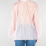 Camicia Rosa in organza con fiocco TAB0210 40 VICOLO 