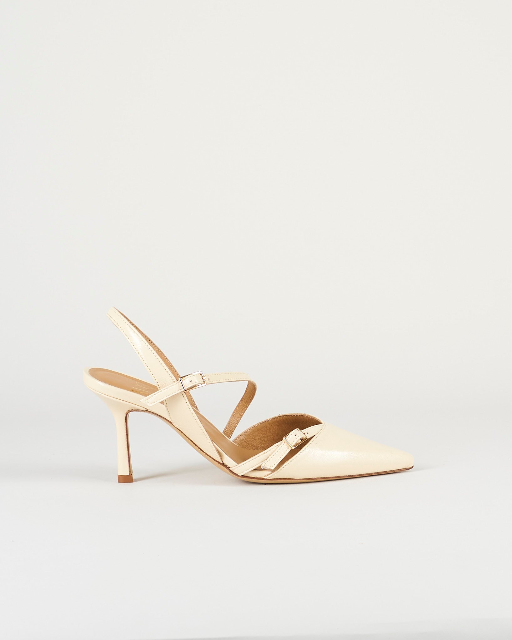 Slingback Vaniglia in pelle 324 15 WO MILANO 