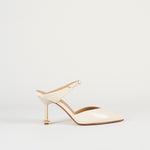 Slingback Gesso in pelle con tacco gold W227 30 WO MILANO 