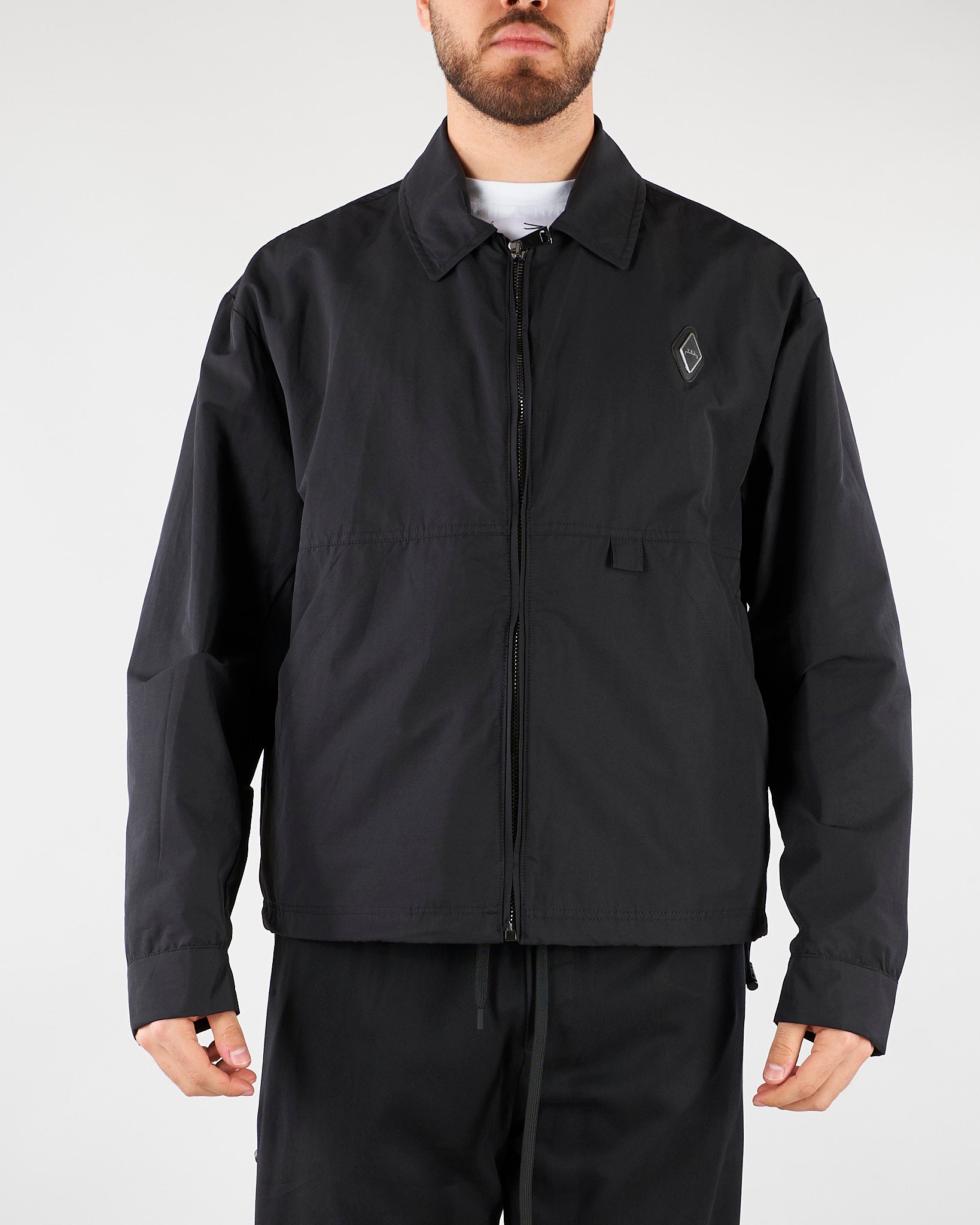 Giubbotto Nero in nylon XG5279 99 YES LONDON 