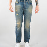 Jeand in Denim lavaggio sabbiato con rotture XJ3232 47 YES LONDON 