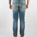 Jeand in Denim lavaggio sabbiato con rotture XJ3232 47 YES LONDON 