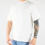 T-shirt Bianco in cotone pesante Relaxed fit XM4261 1 YES LONDON 