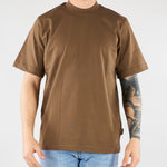 T-shirt Tortora in cotone pesante Relaxed fit XM4261 35 YES LONDON 