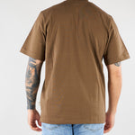 T-shirt Tortora in cotone pesante Relaxed fit XM4261 35 YES LONDON 
