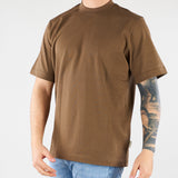 T-shirt Tortora in cotone pesante Relaxed fit XM4261 35 YES LONDON 