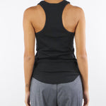 Top Nero a costine con logo 452MS01 11 CYCLE 