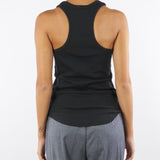 Top Nero a costine con logo 452MS01 11 CYCLE 