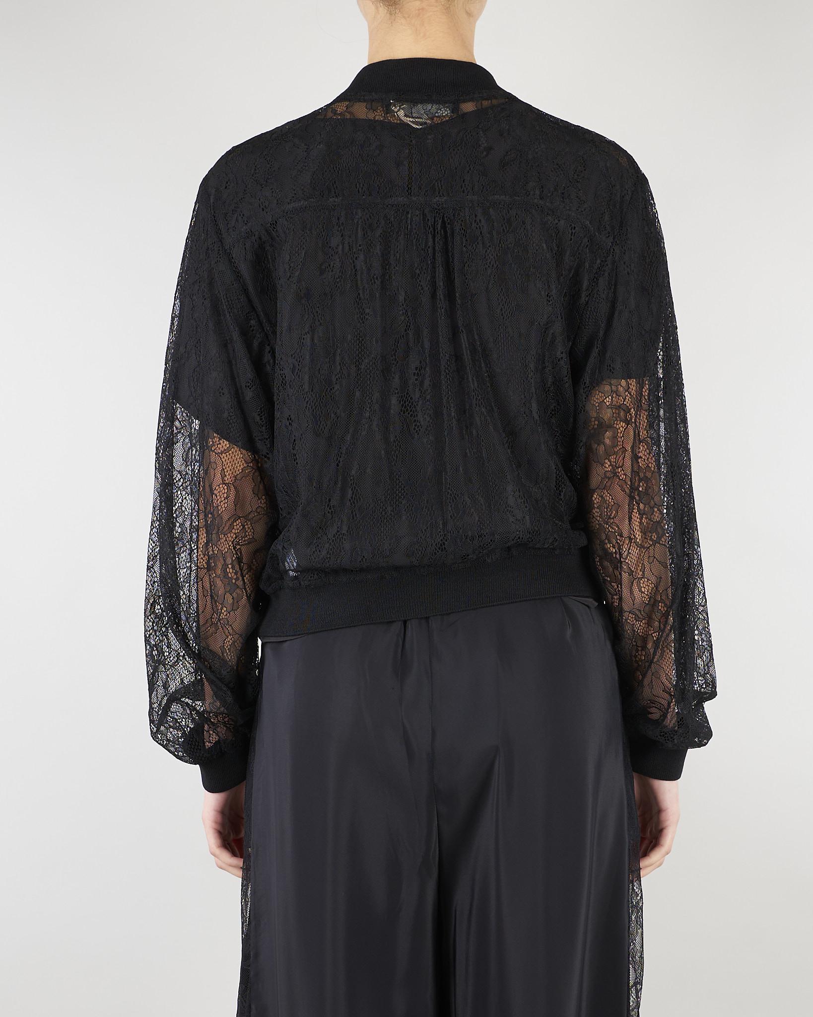 Bomber Nero in pizzo SP5LE049 0001 ICONA 