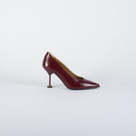 Decollette Bordeaux in pelle 114 85 WO MILANO 