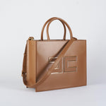 Borsa Tote grande Brown Sugar con logo BS32A56E2 EC1 ELISABETTA FRANCHI 