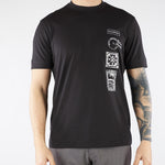T-shirt Nero con stampa EM004994AF24470 UC001 EMPORIO ARMANI 