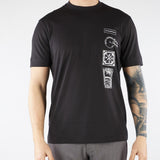 T-shirt Nero con stampa EM004994AF24470 UC001 EMPORIO ARMANI 