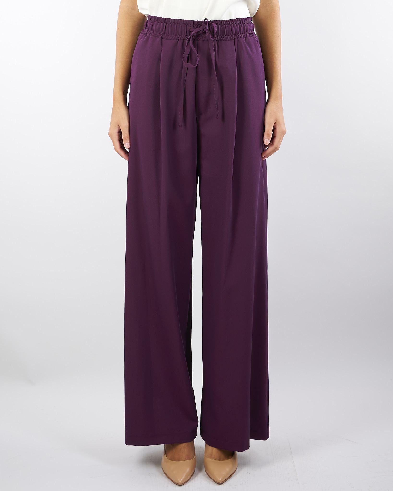 Pantalone Bordeaux con Coulisse e Laccio TF0374 193 VICOLO 