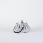 Borsa Argento Pasticcino Bag small in raso e strass EMY 2 MAX MARA WEEKEND 