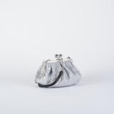 Borsa Argento Pasticcino Bag small in raso e strass EMY 2 MAX MARA WEEKEND 