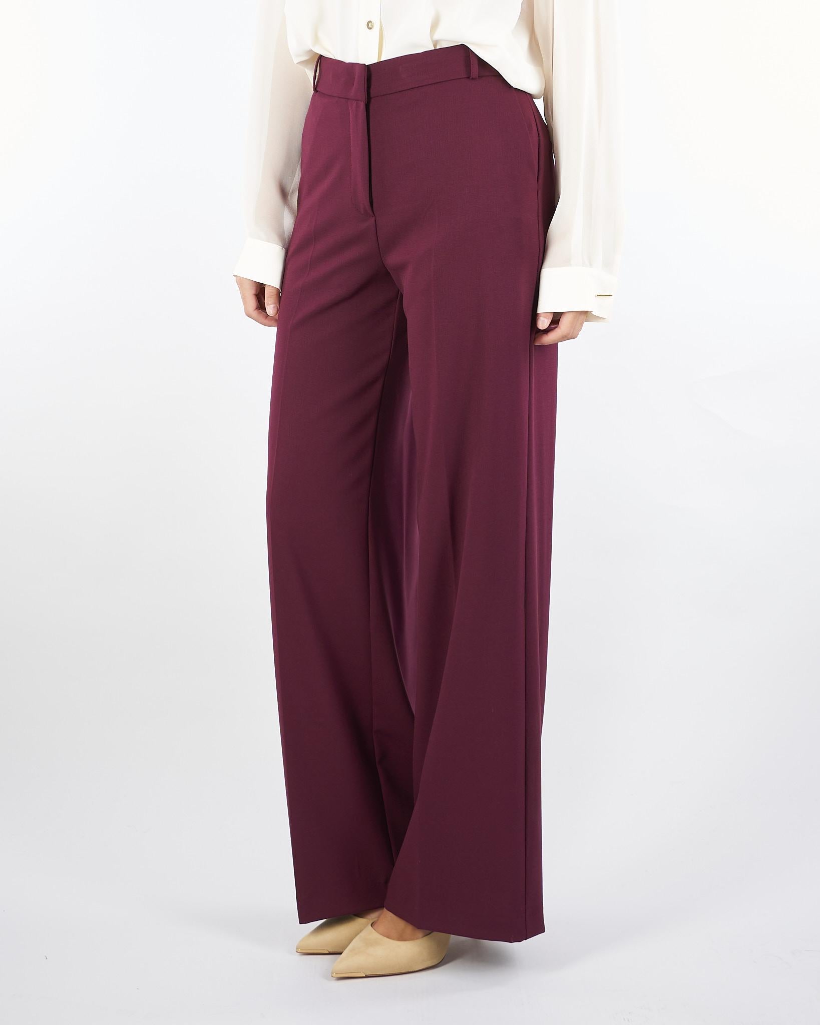 Pantalone Bordeaux wide leg P9990003U 85 IMPERIAL 