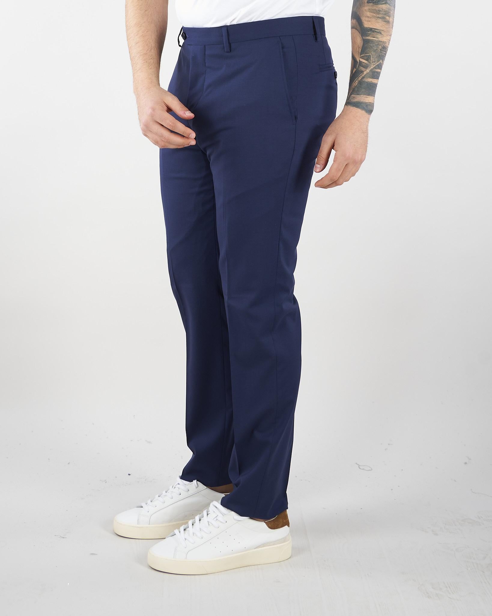 Abito Blu doppiopetto in fresco lana 4030A3378260000 88 MANUEL RITZ 