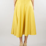Gonna Sun in duchesse con logo gioiello GO15661E2 EV4 ELISABETTA FRANCHI 