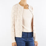 Cardigan e top Cipria con strass RF5202MS99E 22901 BLUGIRL 