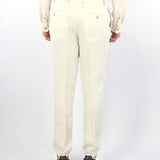 Pantalone Sabbia in lino con elastico in vita