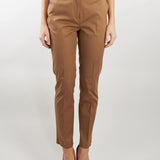 Pantalone a sigaretta in cotone Max Mara Studio