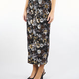 Gonna Nero tubino in tulle e paillette DAMIANA 1 MAX MARA STUDIO 