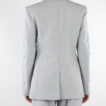 Blazer Grigio in tela stretch con cristalli MLLPASSO 1 MARELLA 