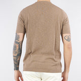 Maglia Nocciola in cotone fiammato