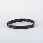 Cintura Nero in pelle cocco con fibbia gold ACT030CI0020 99 ACTUALEE 