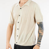 Camicia in maglia con lavorazione jacquard Paolo Pecora