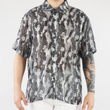 Camicia Nero-Bianco a fantasia HTEM220802 124 ACUPUNCTURE 
