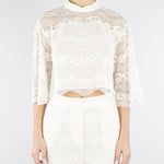 Blusa Burro in pizzo macramè TP2900 59 TWIN SET 