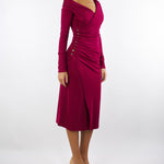 Abito Cherry in jersey con bottoni gioiello AB82257E2 EA5 ELISABETTA FRANCHI 