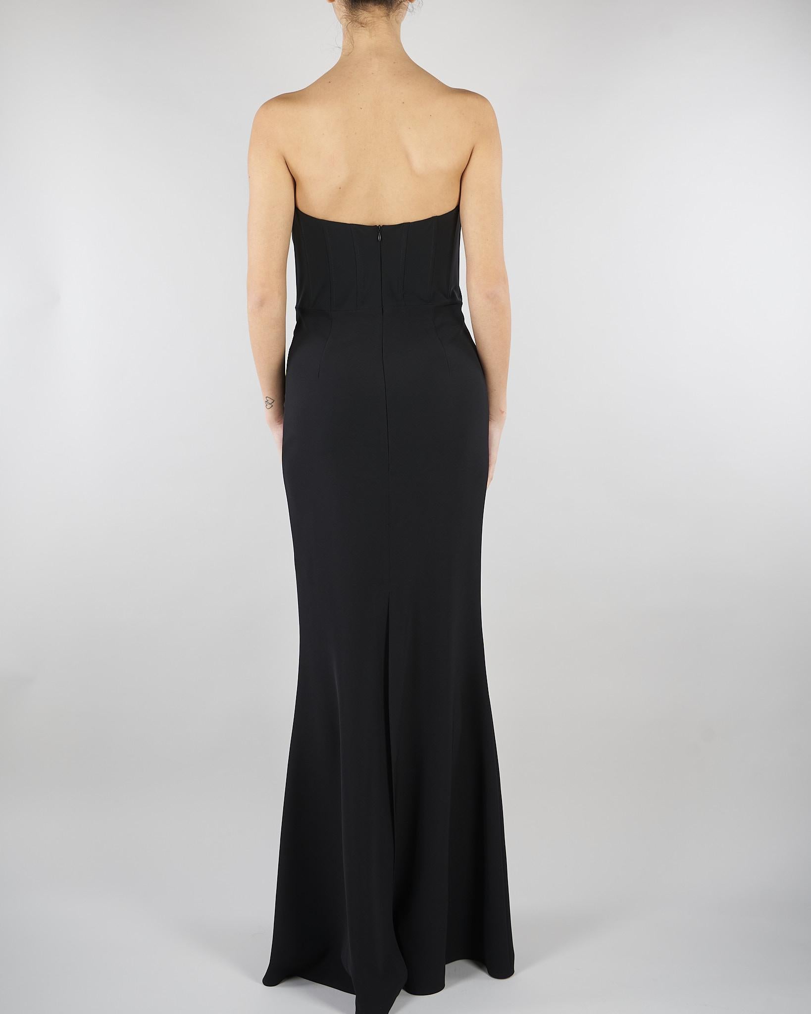 Abito lungo Nero a bustier ACTAB01AB4132 99 ACTUALEE 