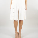 Short Bianco in misto lino e viscosa stretch MLMACAICI 4 MARELLA 