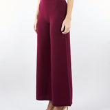 Pantalone Bordeaux in maglia di puro cashmere V51622 85 VANISE' 